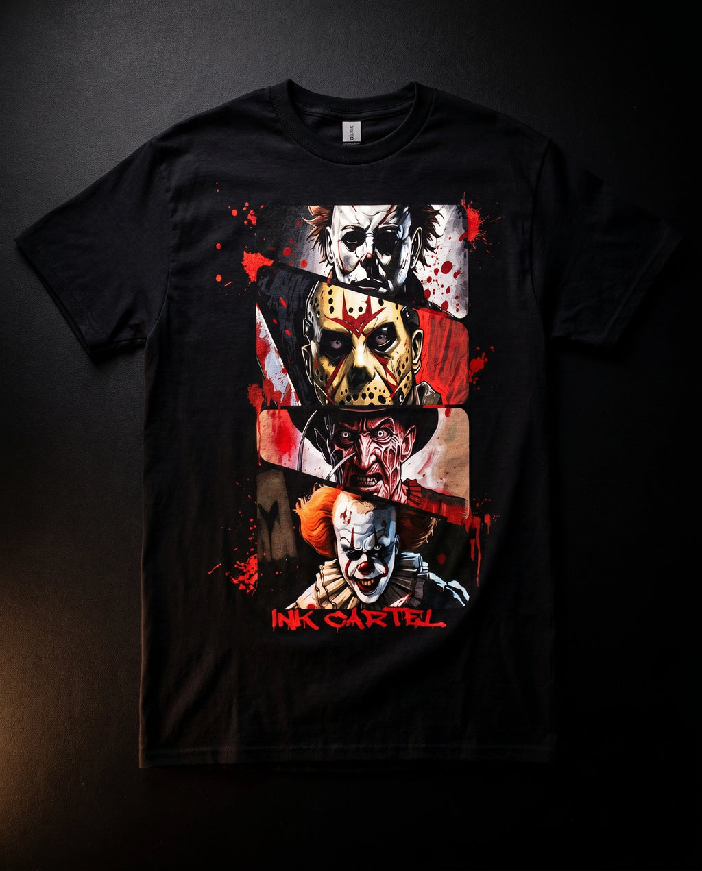 Ink Cartel – Camiseta 4 Caras de la Muerte