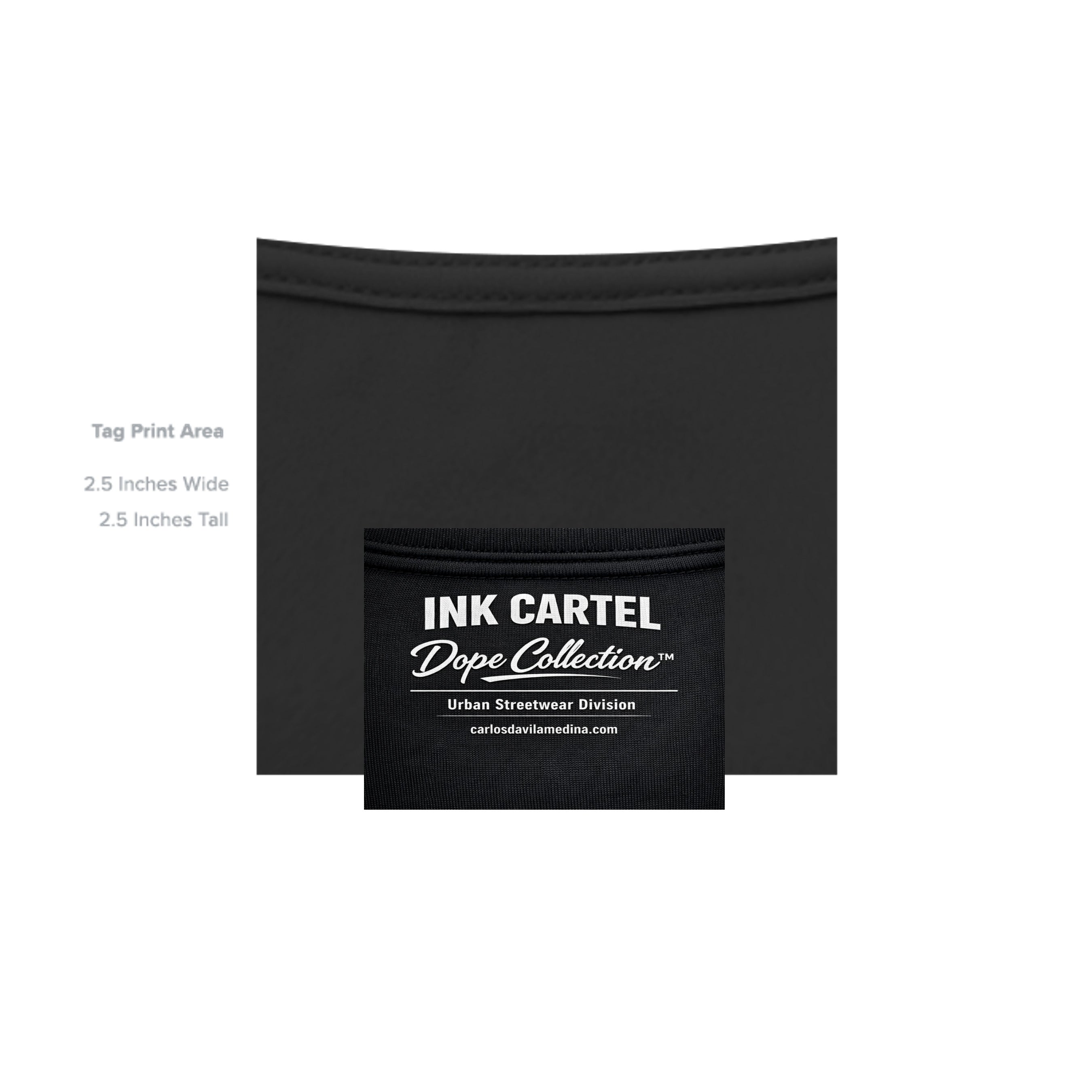 Ink Cartel Dope Collection Cartel Alien T-shirt with trippy alien character design and urban streetwear aesthetic