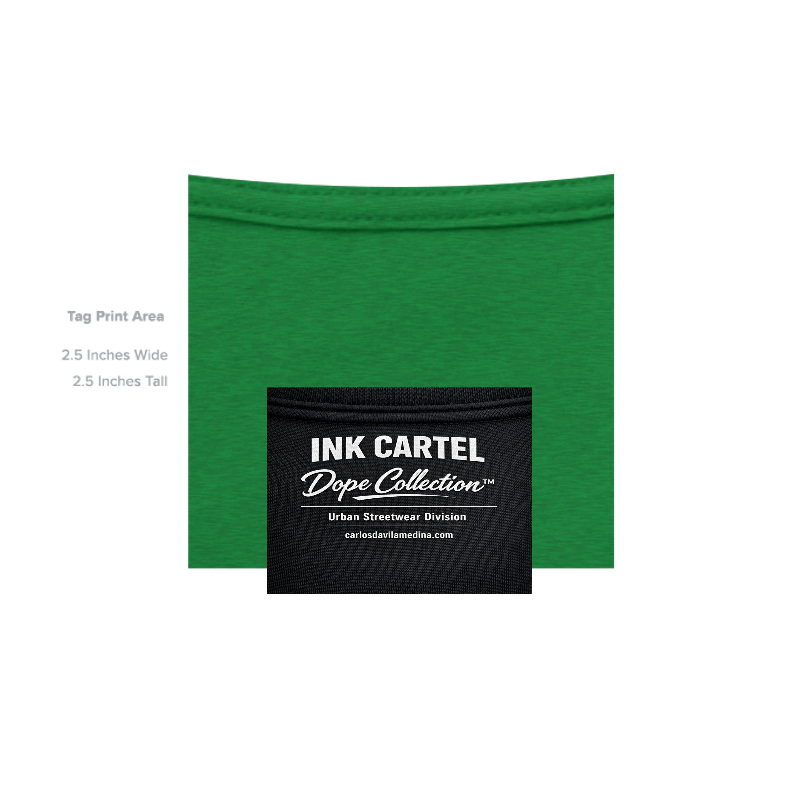  Ink Cartel Dope Collection Cartel Alien T-shirt with trippy alien character design and urban streetwear aesthetic