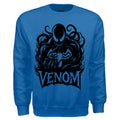 Ink Cartel The Ink Demon Blackout Sweater with all-black design and menacing creature graphic, sharp teeth and long tongue, urban streetwear aesthetic