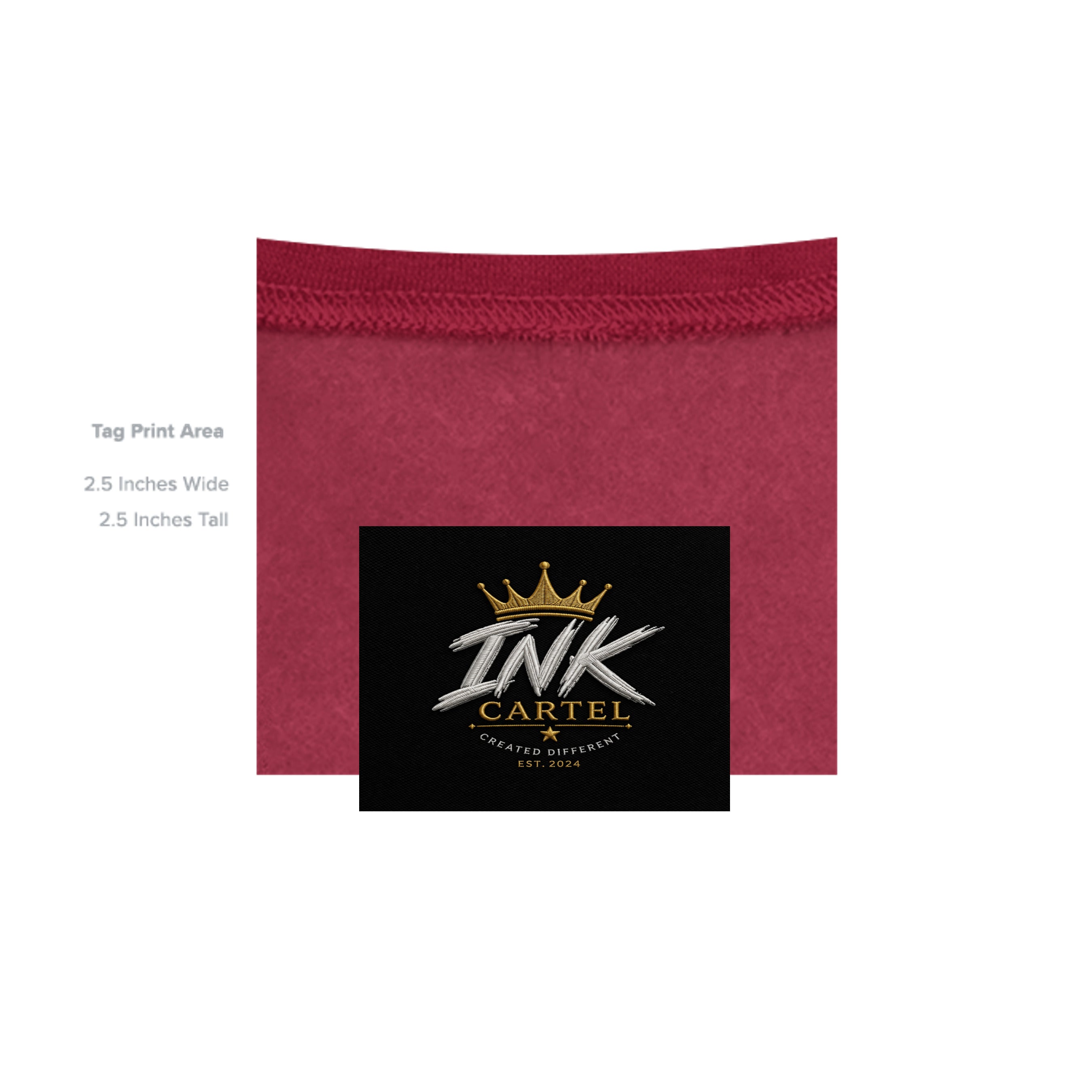  Ink Cartel The Ink Demon Blackout Sweater with all-black design and menacing creature graphic, sharp teeth and long tongue, urban streetwear aesthetic