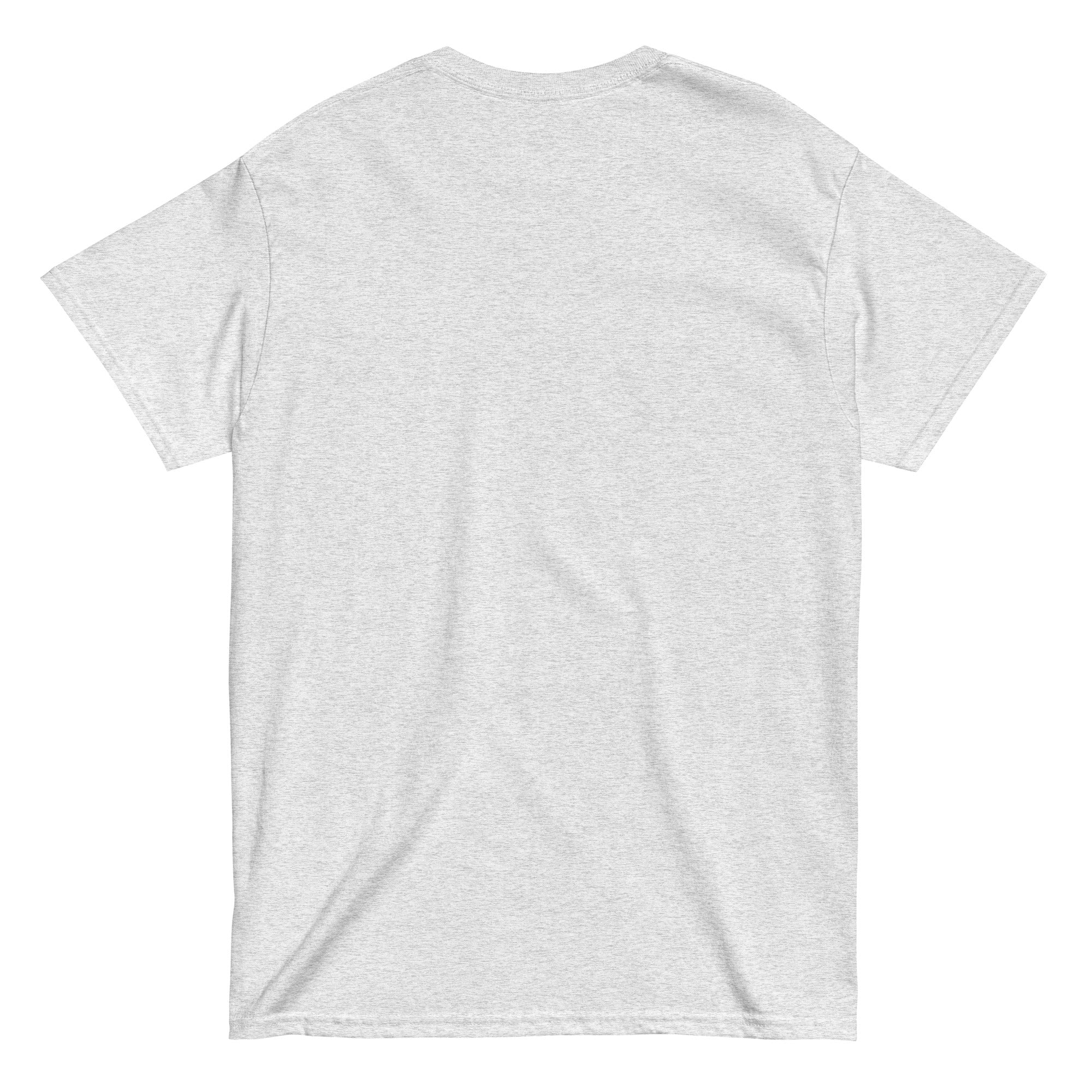 Plain gray t-shirt on a white background