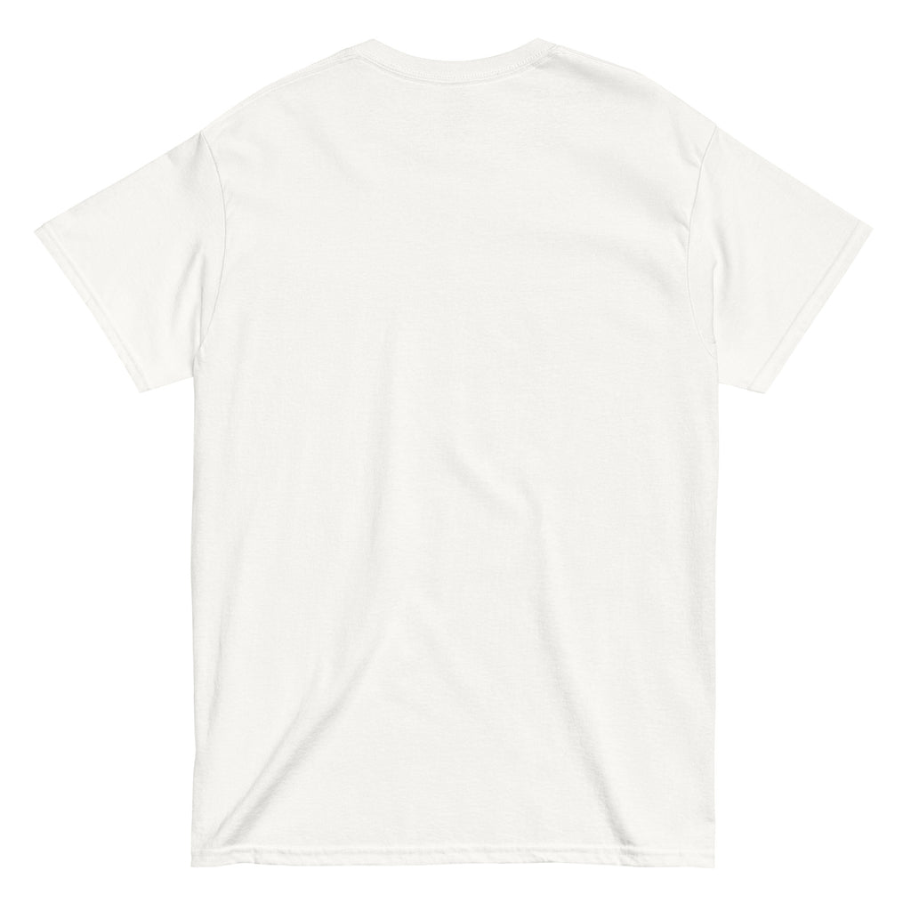 White t-shirt on a white background
