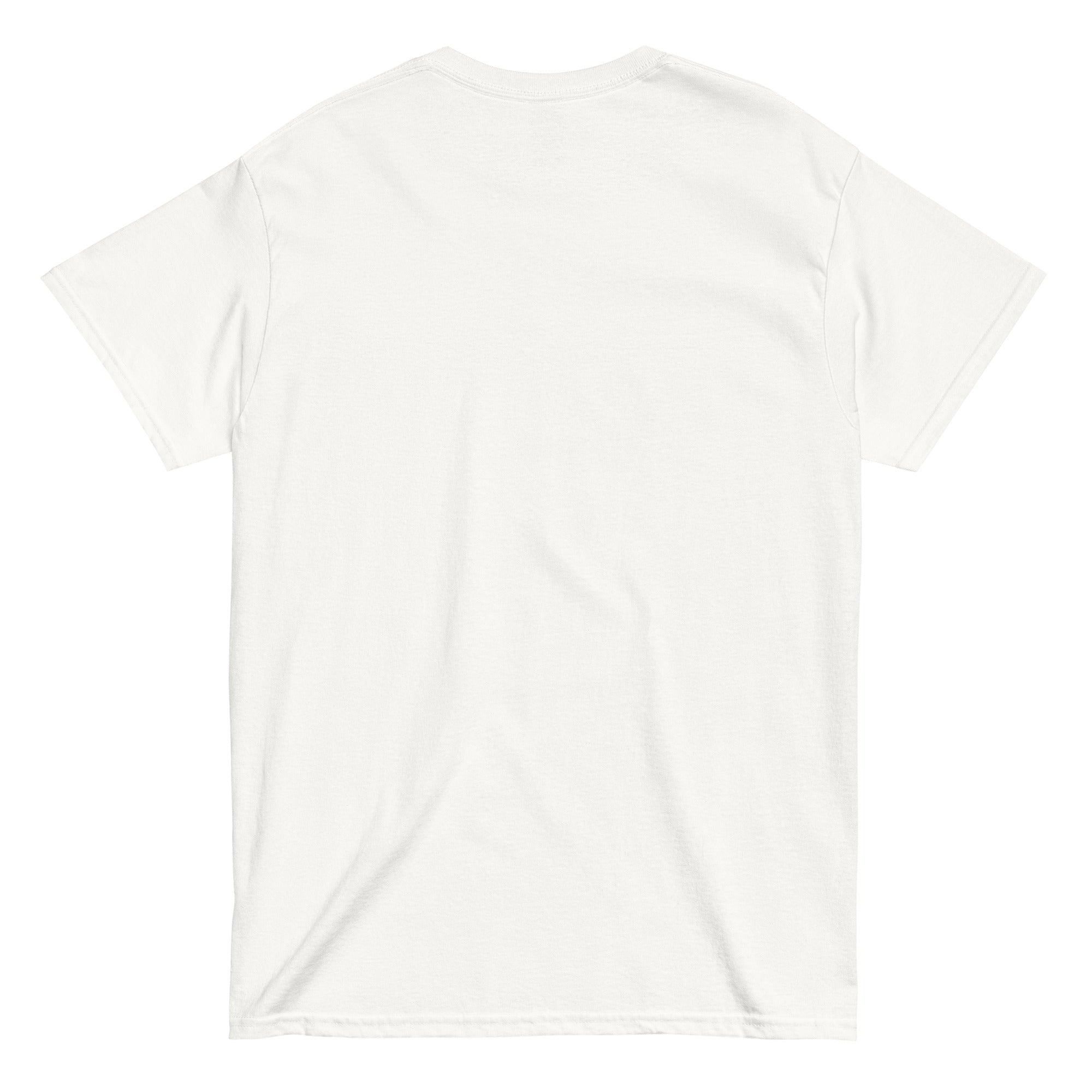 White t-shirt on a white background