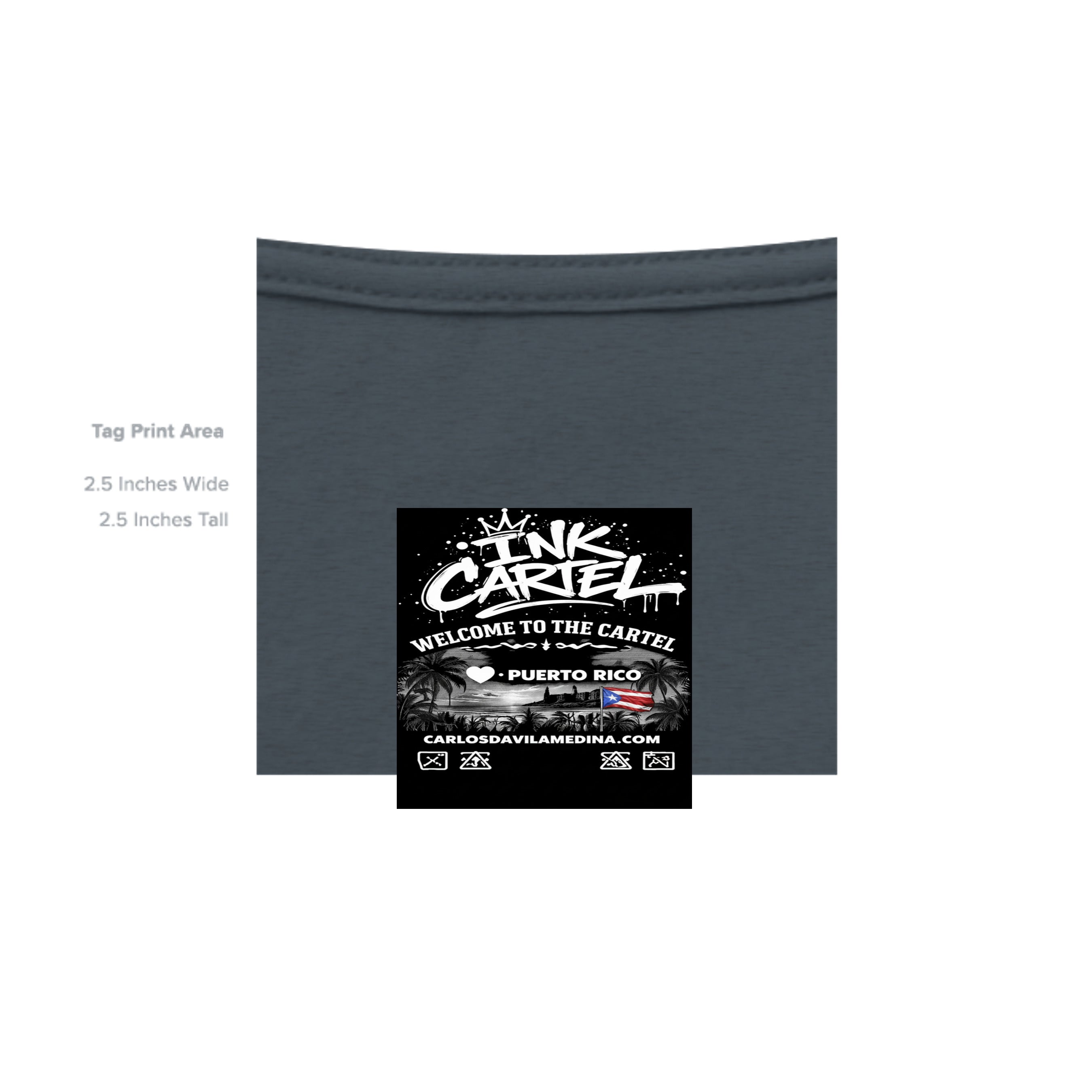 Ink Cartel Tha Rook T-shirt with graffiti-style artwork and strong urban streetwear aesthetic