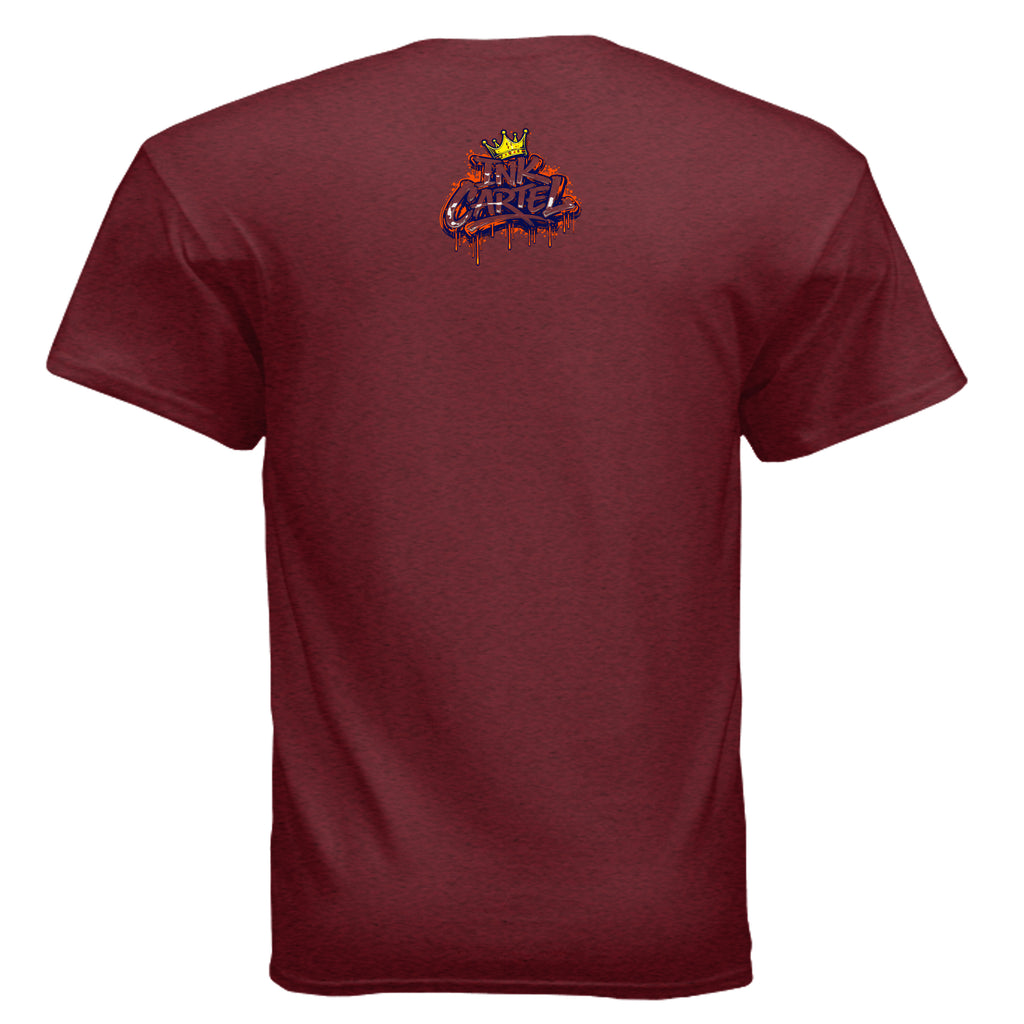 Ink Cartel Tha Rook T-shirt with graffiti-style artwork and strong urban streetwear aesthetic