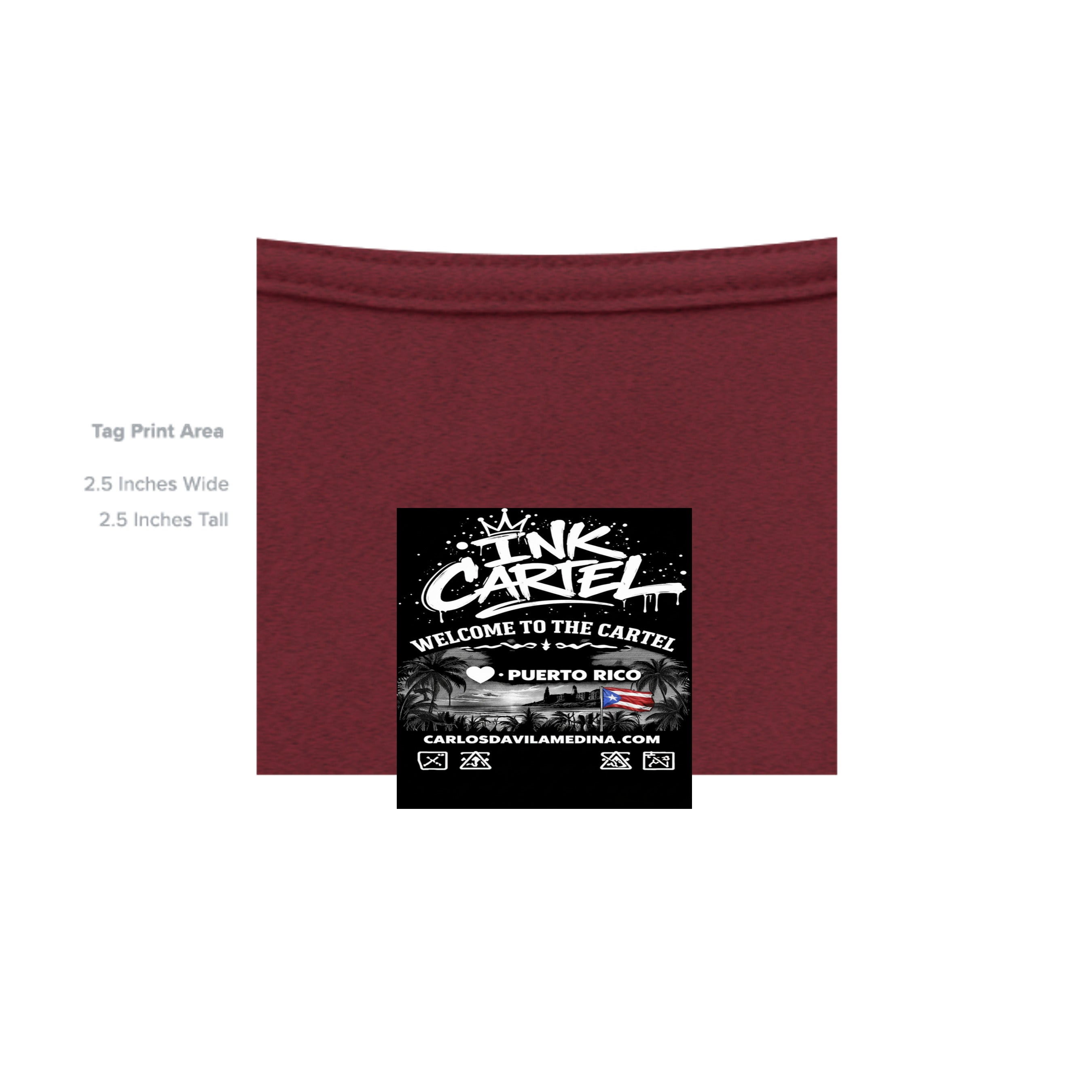 Ink Cartel Tha Rook T-shirt with graffiti-style artwork and strong urban streetwear aesthetic