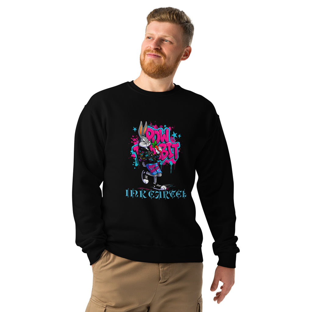 Man wearing a black sweatshirt with 'Team Jack MS Walk 2026' design on a white background