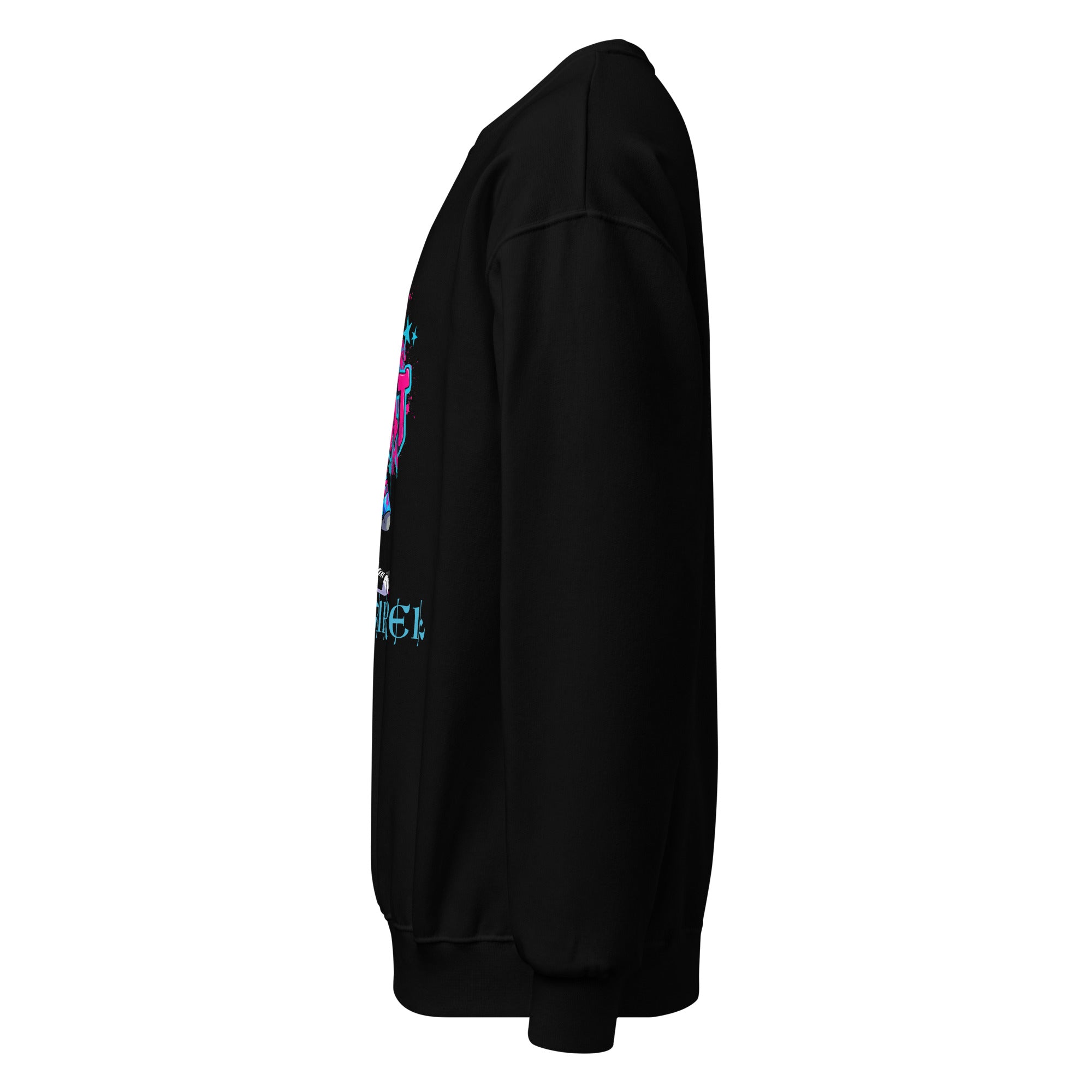 Black hoodie on a white background