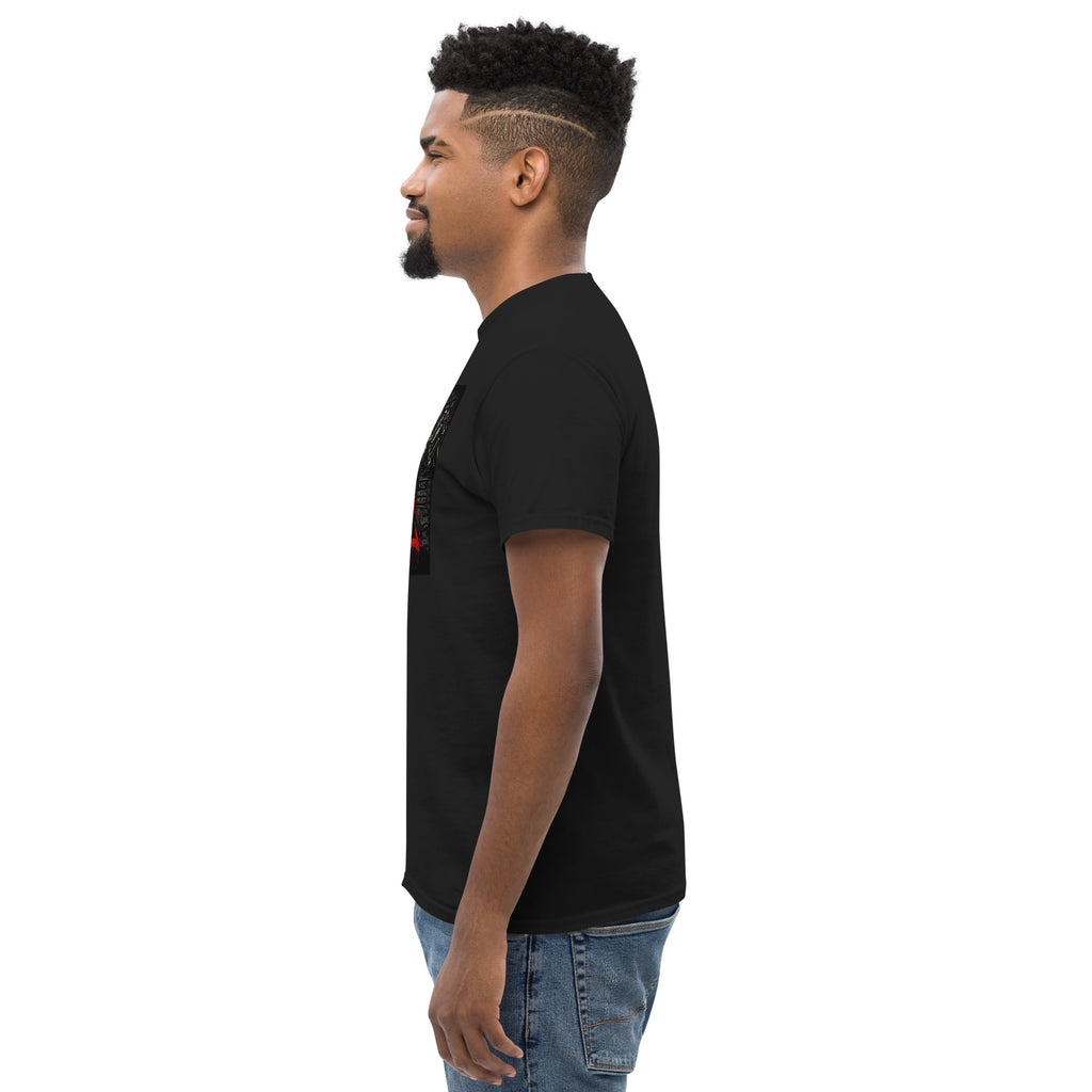 Ink Cartel Concrete Jungle Tattoo Pen Tee with urban graffiti design and tattoo pen artwork, streetwear shirt inspired by city life