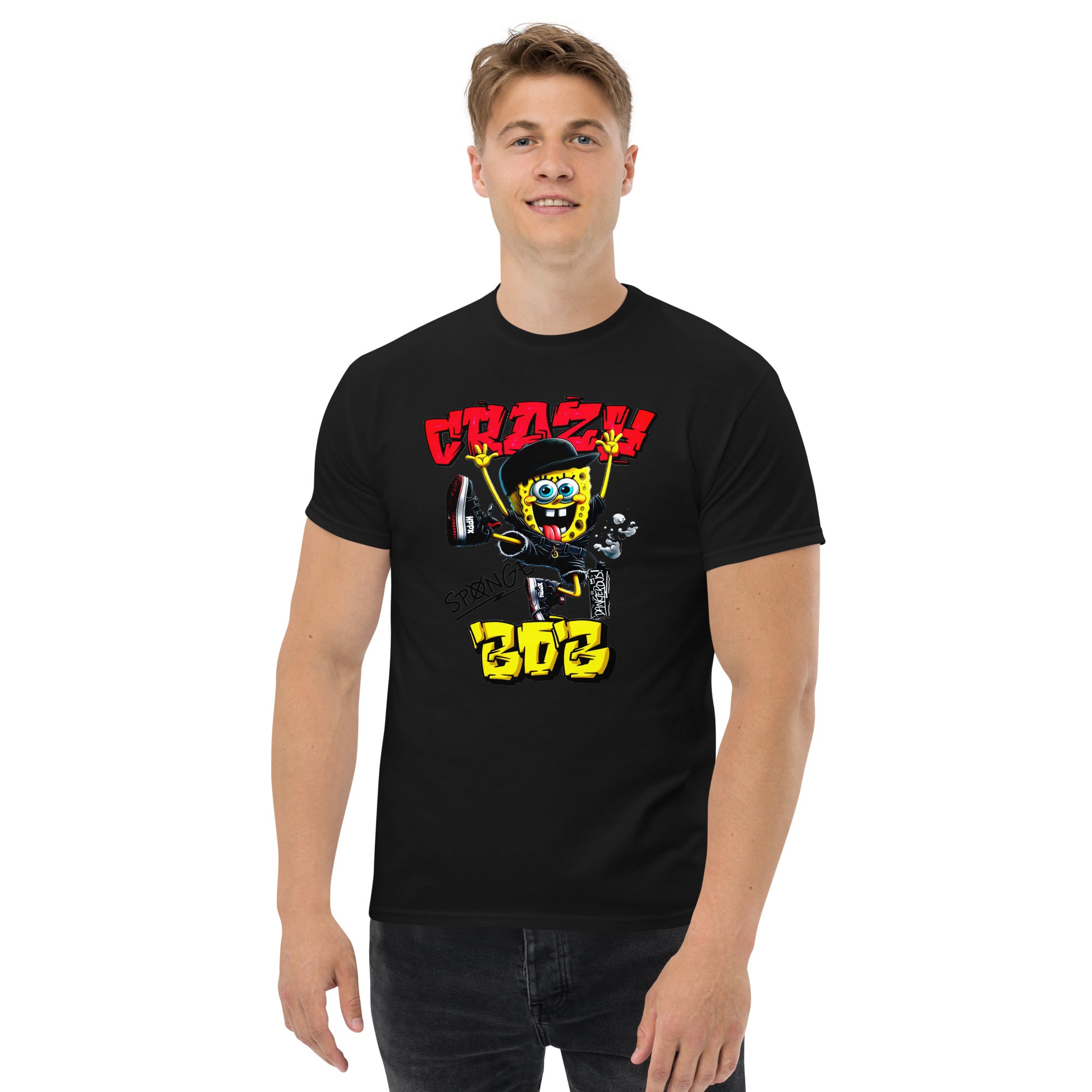  Ink Cartel Crazy Square Street T-shirt with graffiti-inspired square artwork and bold urban streetwear aesthetic