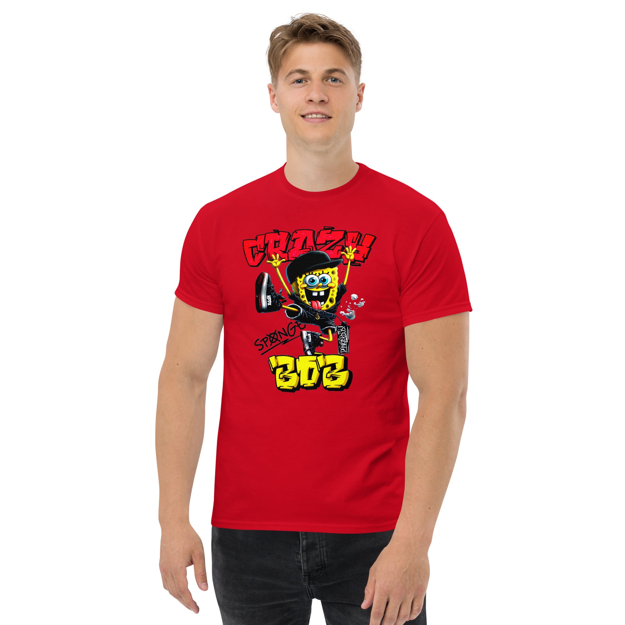  Ink Cartel Crazy Square Street T-shirt with graffiti-inspired square artwork and bold urban streetwear aesthetic
