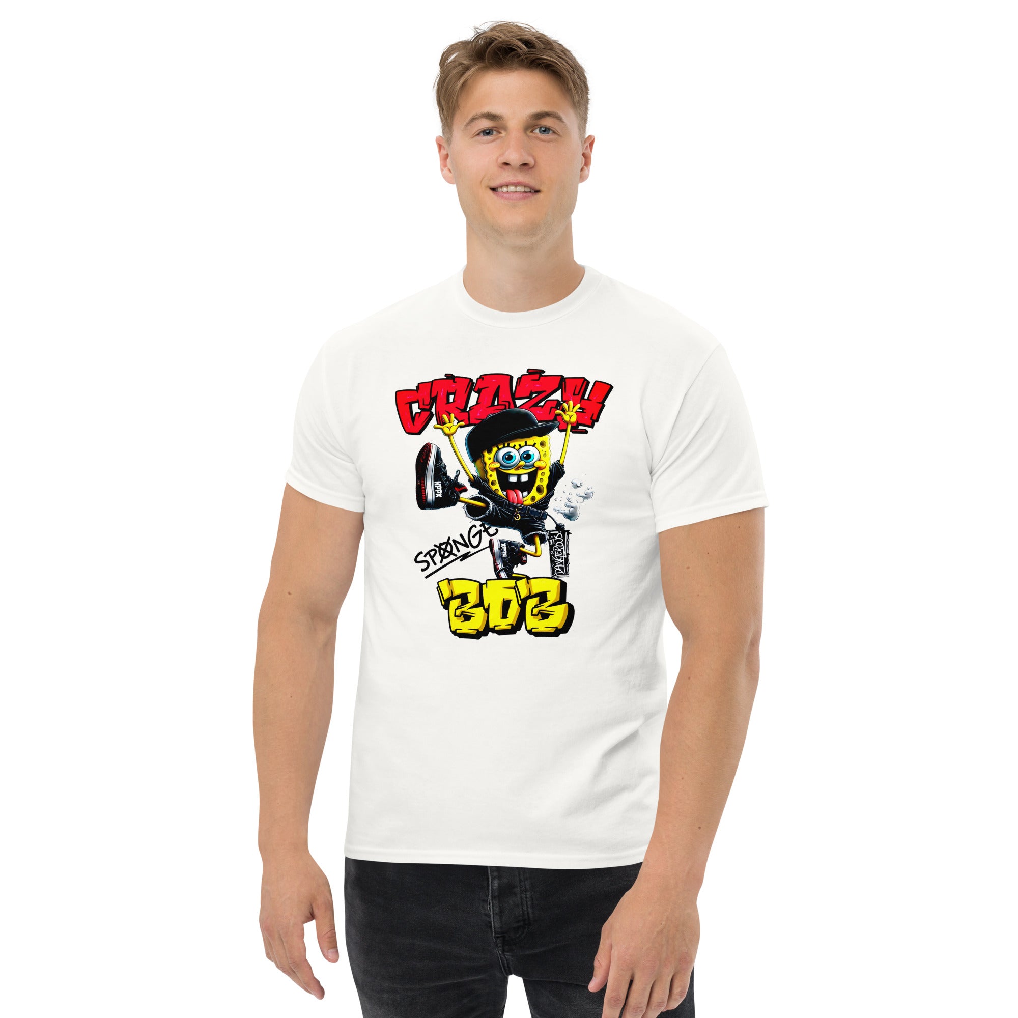 Ink Cartel Crazy Square Street T-shirt with graffiti-inspired square artwork and bold urban streetwear aesthetic