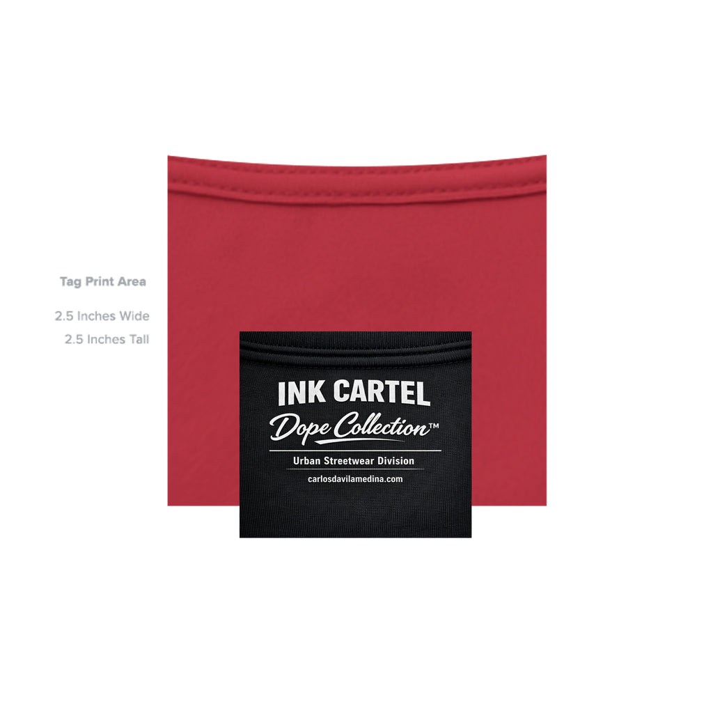  Ink Cartel Dope Plumber Lowrider Edition T-shirt with stylized plumber character cruising a lowrider, urban streetwear aesthetic