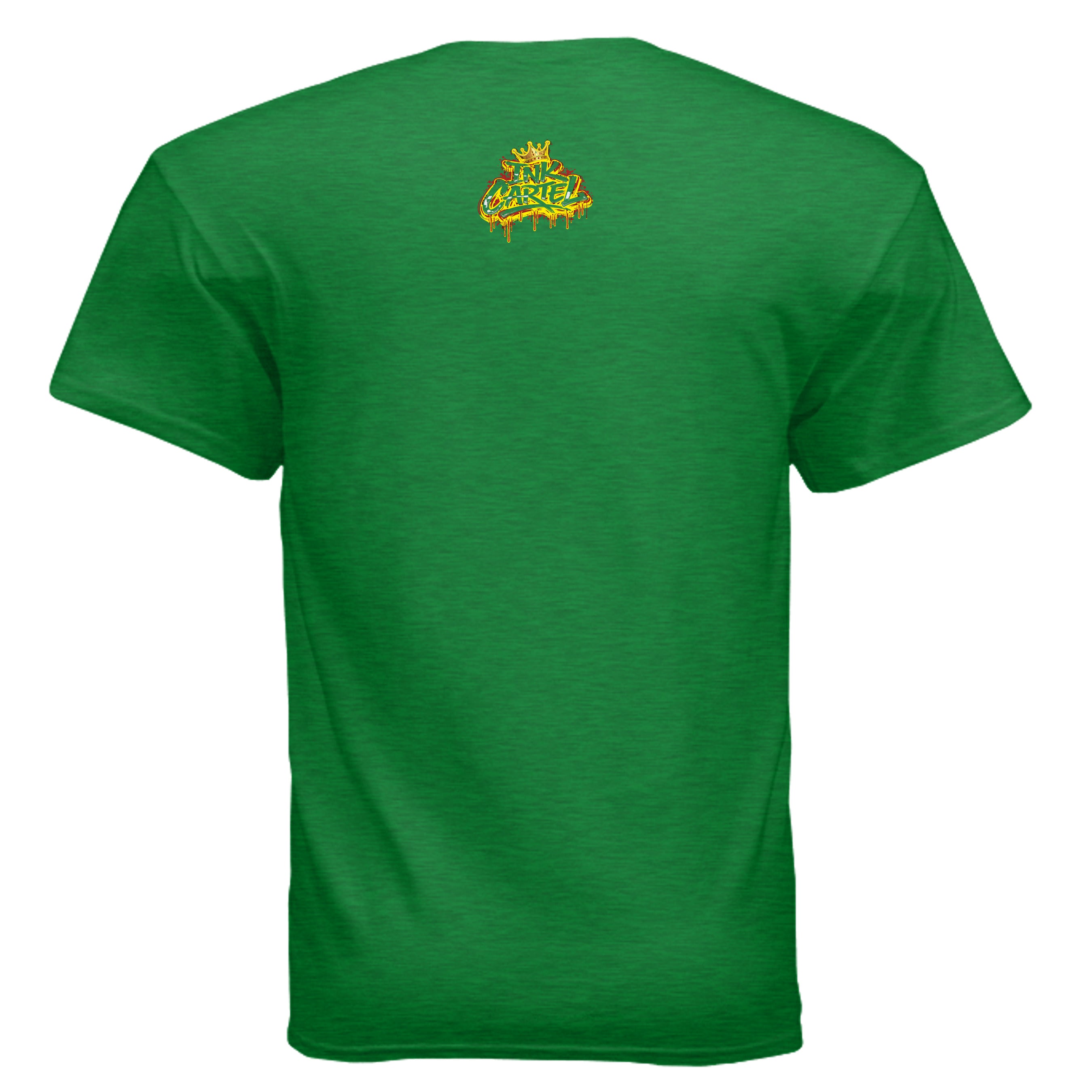  Ink Cartel Dope Star Lowrider Edition T-shirt with cartoon star figure cruising a lowrider, urban streetwear aesthetic
