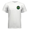 graphic T-shirt featuring a retro-inspired cartoon logo on the front and a large back print of four pizza-loving turtle heroes gathered together eating pizza. Designed in a nostalgic 90s cartoon style with bold colors and streetwear appeal from Ink Cartel’s Class-Sick Cartoon Drip collection.