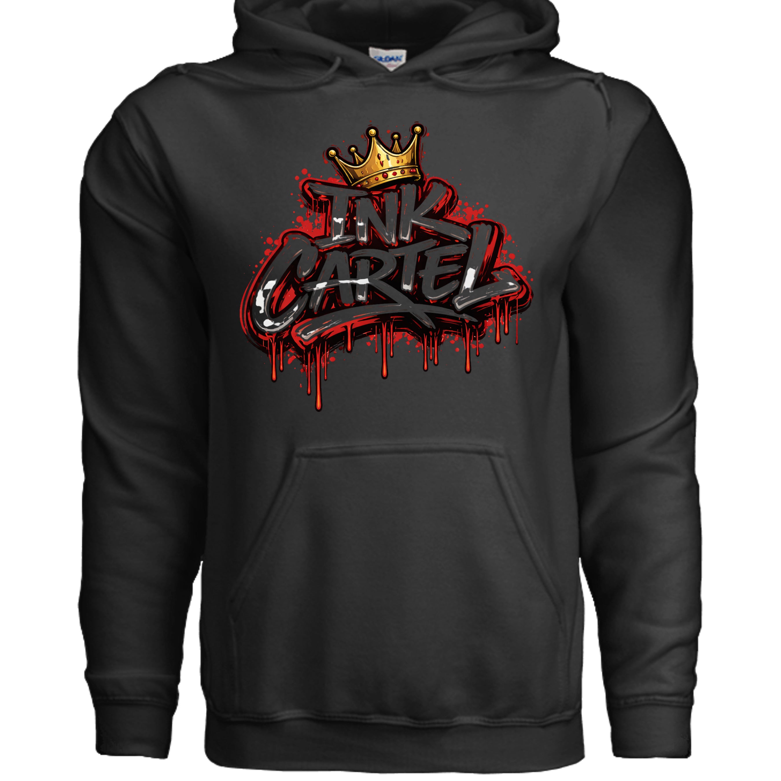 Ink Cartel Signature Logo Hoodie with minimalist front logo design, premium streetwear hoodie for everyday wear