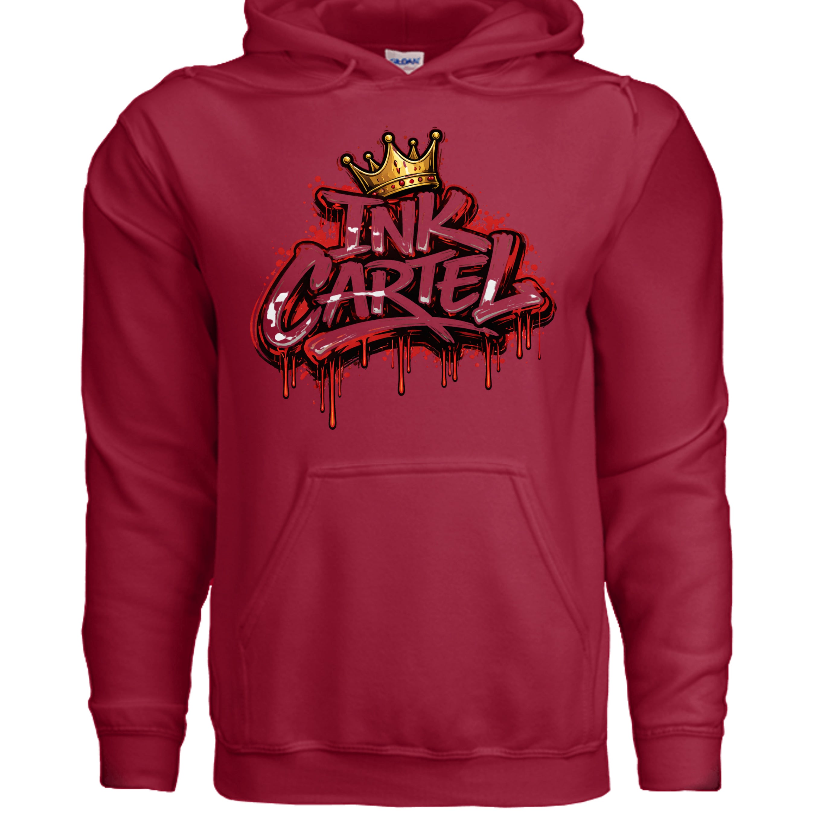 Ink Cartel Signature Logo Hoodie with minimalist front logo design, premium streetwear hoodie for everyday wear