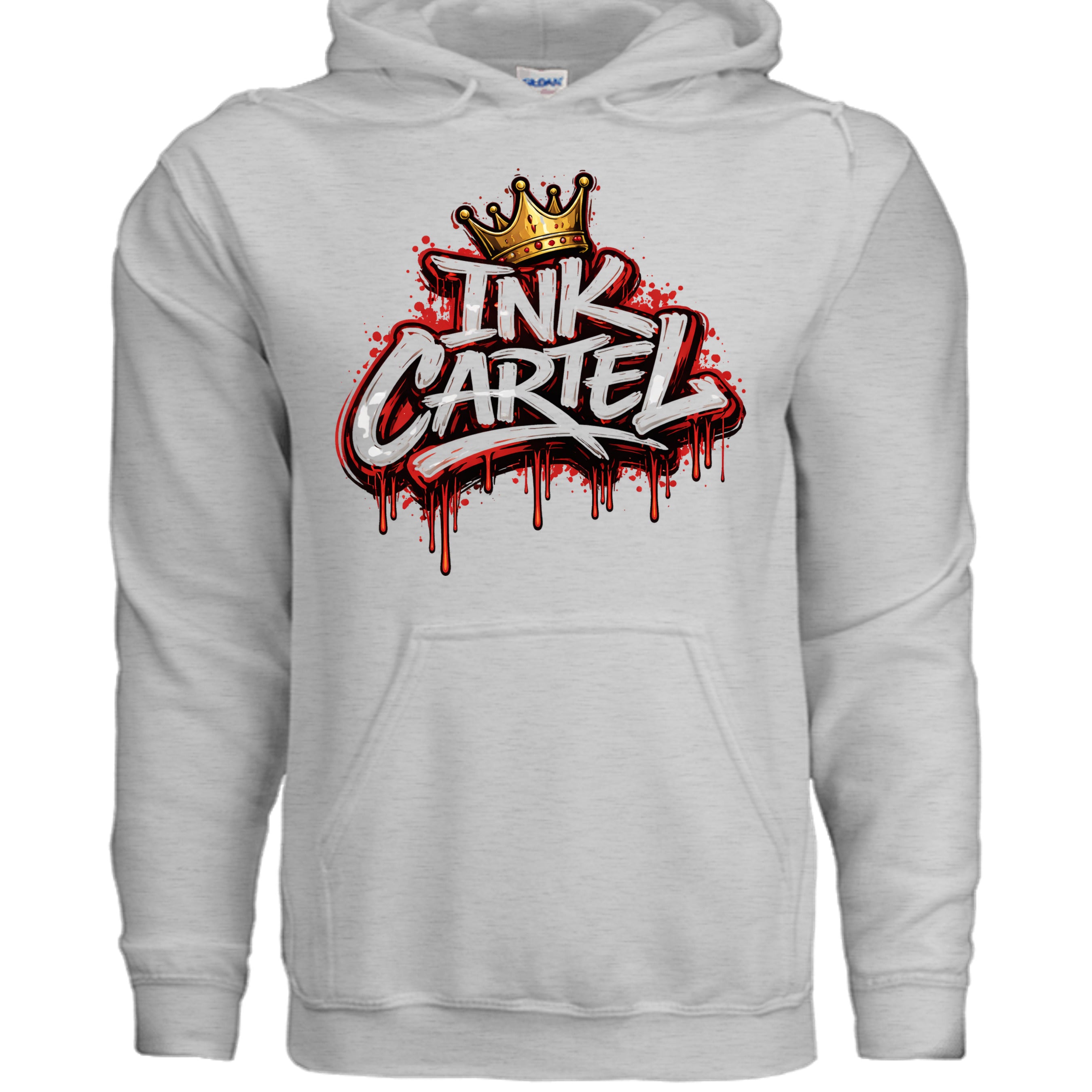 Ink Cartel Signature Logo Hoodie with minimalist front logo design, premium streetwear hoodie for everyday wear