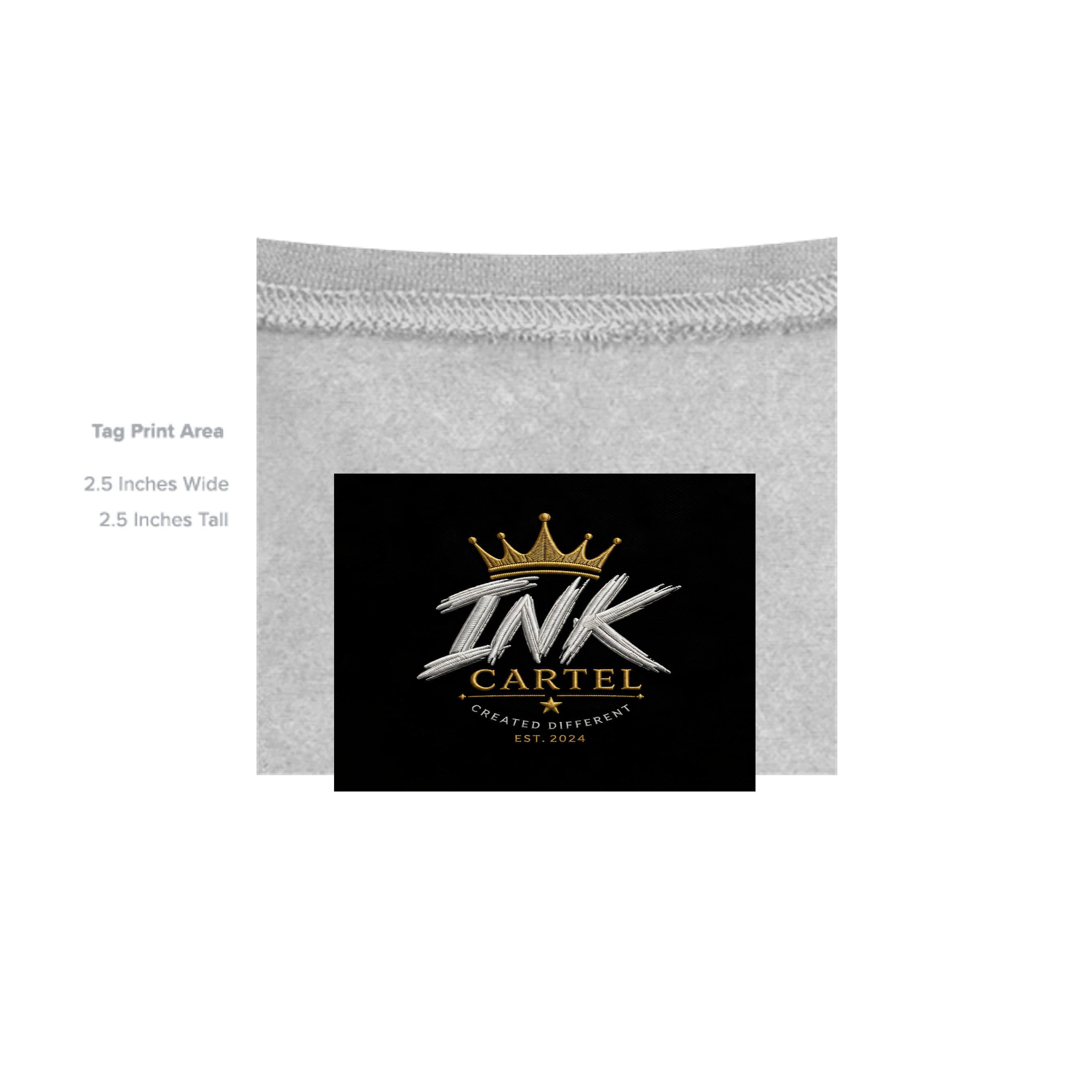 Ink Cartel Crazy Square Street T-shirt with graffiti-inspired square artwork and bold urban streetwear aesthetic