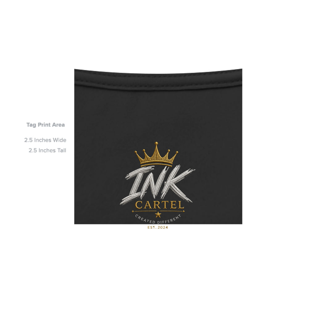 Black fabric with 'Steel Theory Co.' logo on a white background