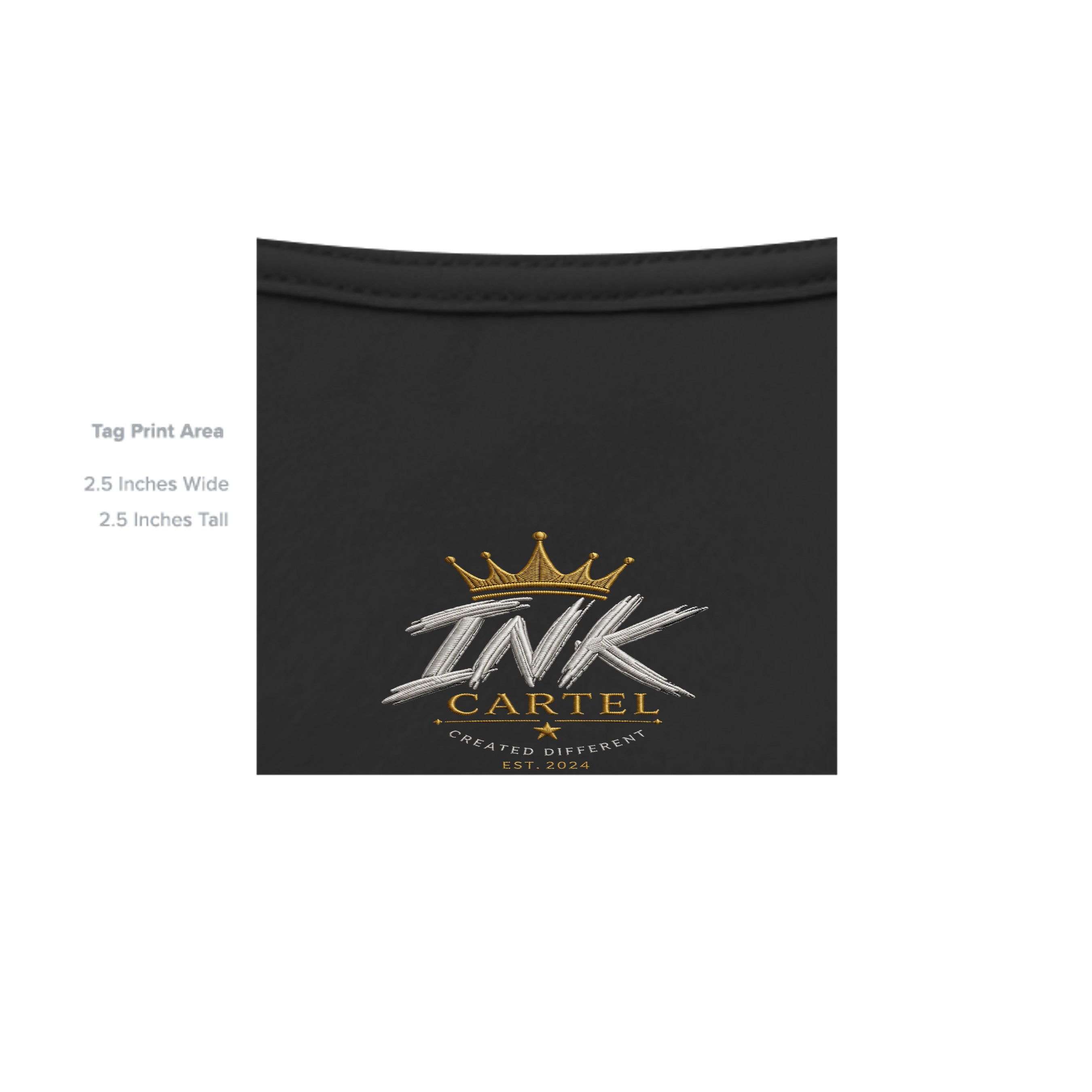 Black fabric with 'Steel Theory Co.' logo on a white background