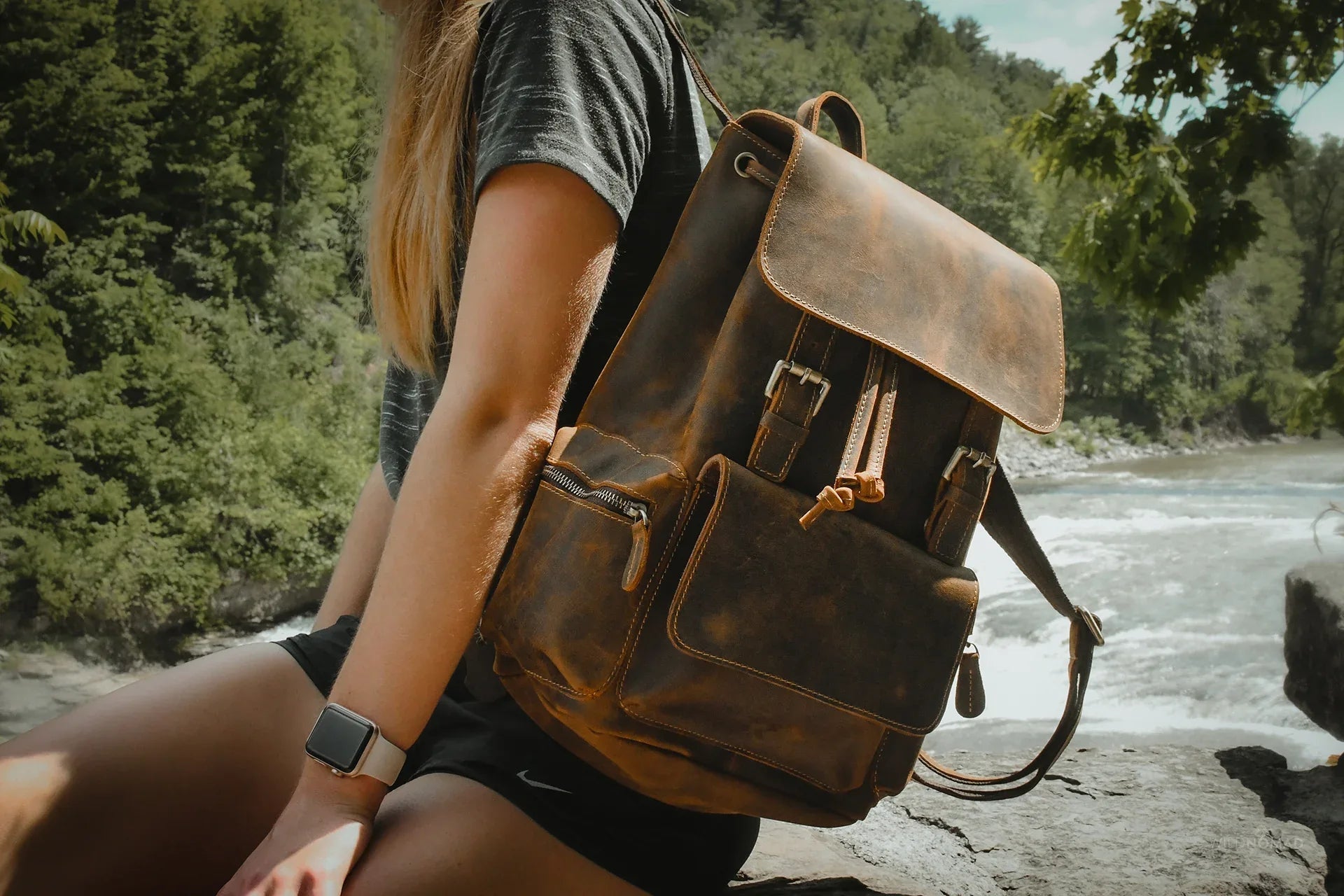 La mochila Hagen | Mochila de cuero vintage
