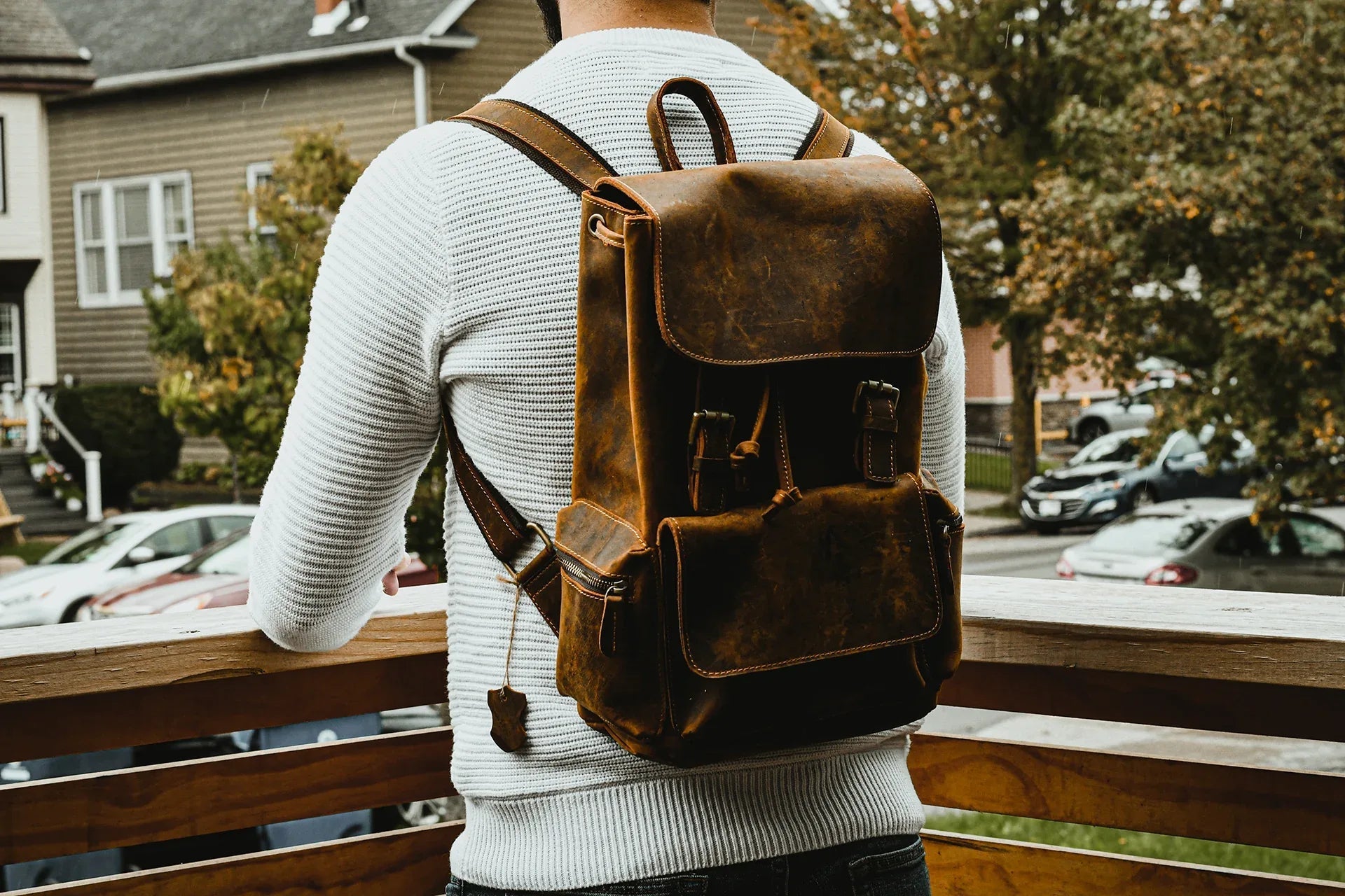 La mochila Hagen | Mochila de cuero vintage