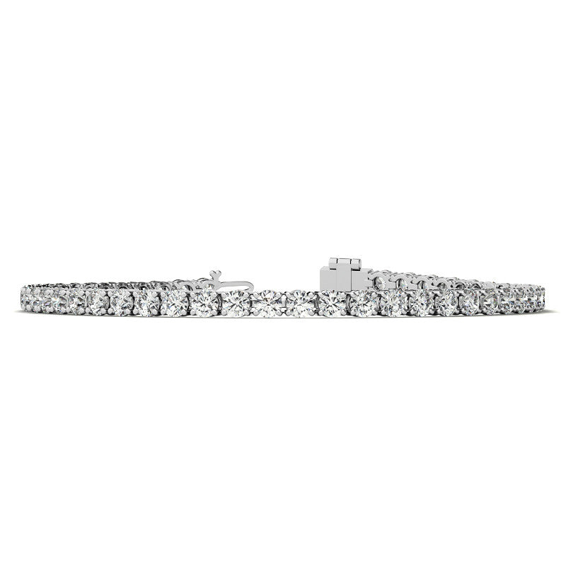 Ink Cartel – Bracelet tennis « Full Spectrum » en or blanc avec diamants 6,00 CTW (Certifié AGI)