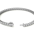 Ink Cartel – Pulsera de tenis con diamantes de 6,00 CTW "Full Spectrum" (certificación AGI, acabado en oro blanco)