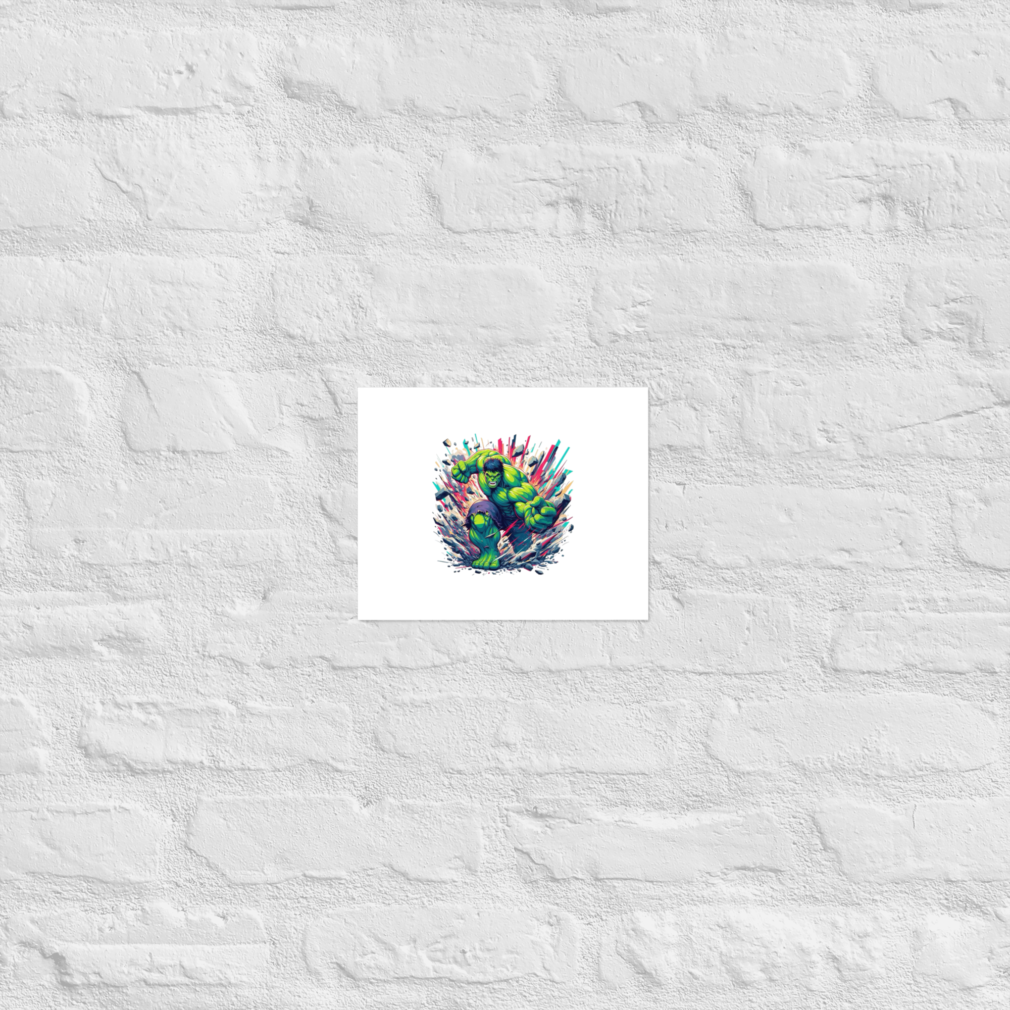Colorful abstract design on a textured white background