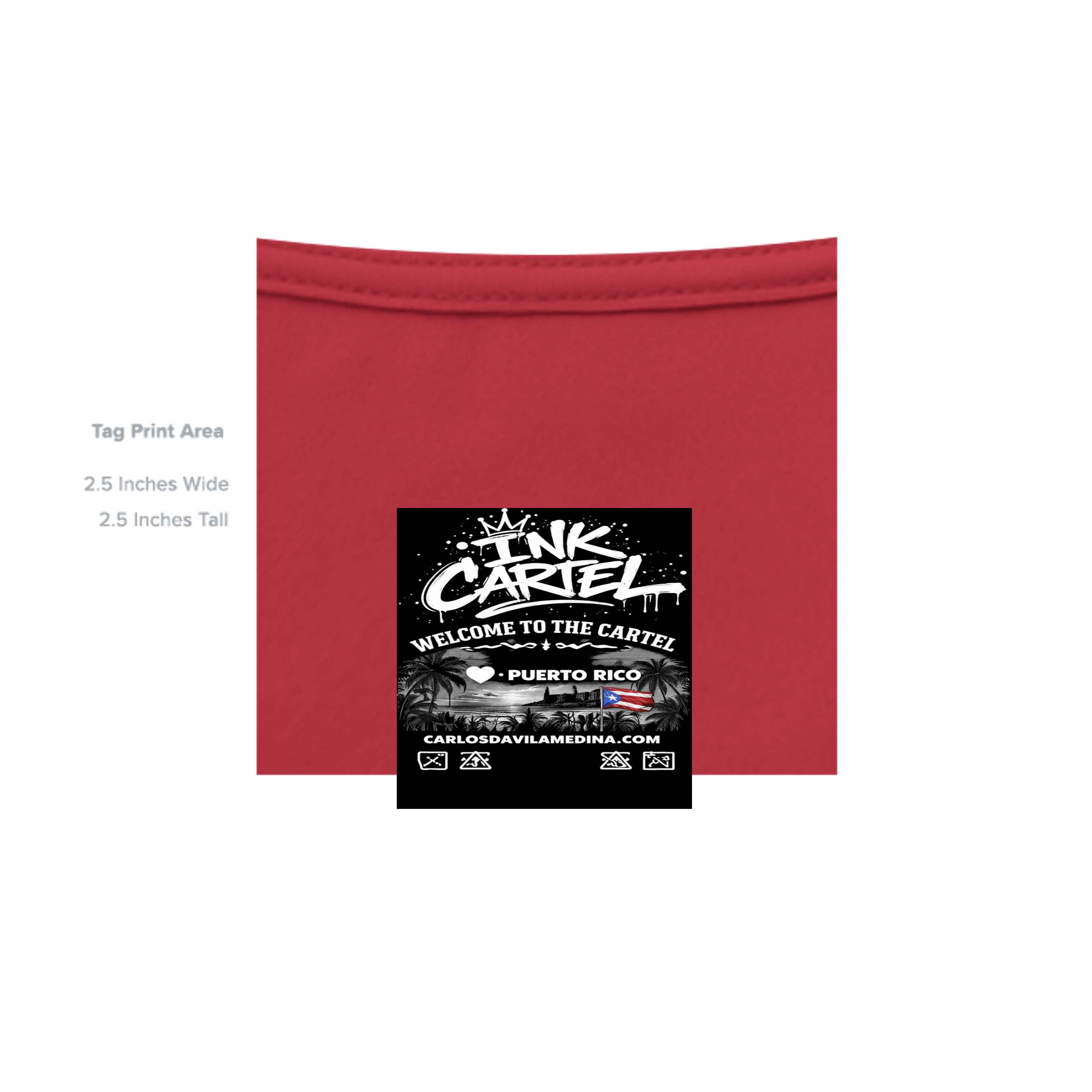 Ink Cartel Tha Rook T-shirt with graffiti-style artwork and strong urban streetwear aesthetic