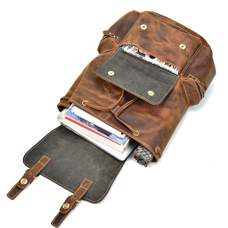 La mochila Hagen | Mochila de cuero vintage