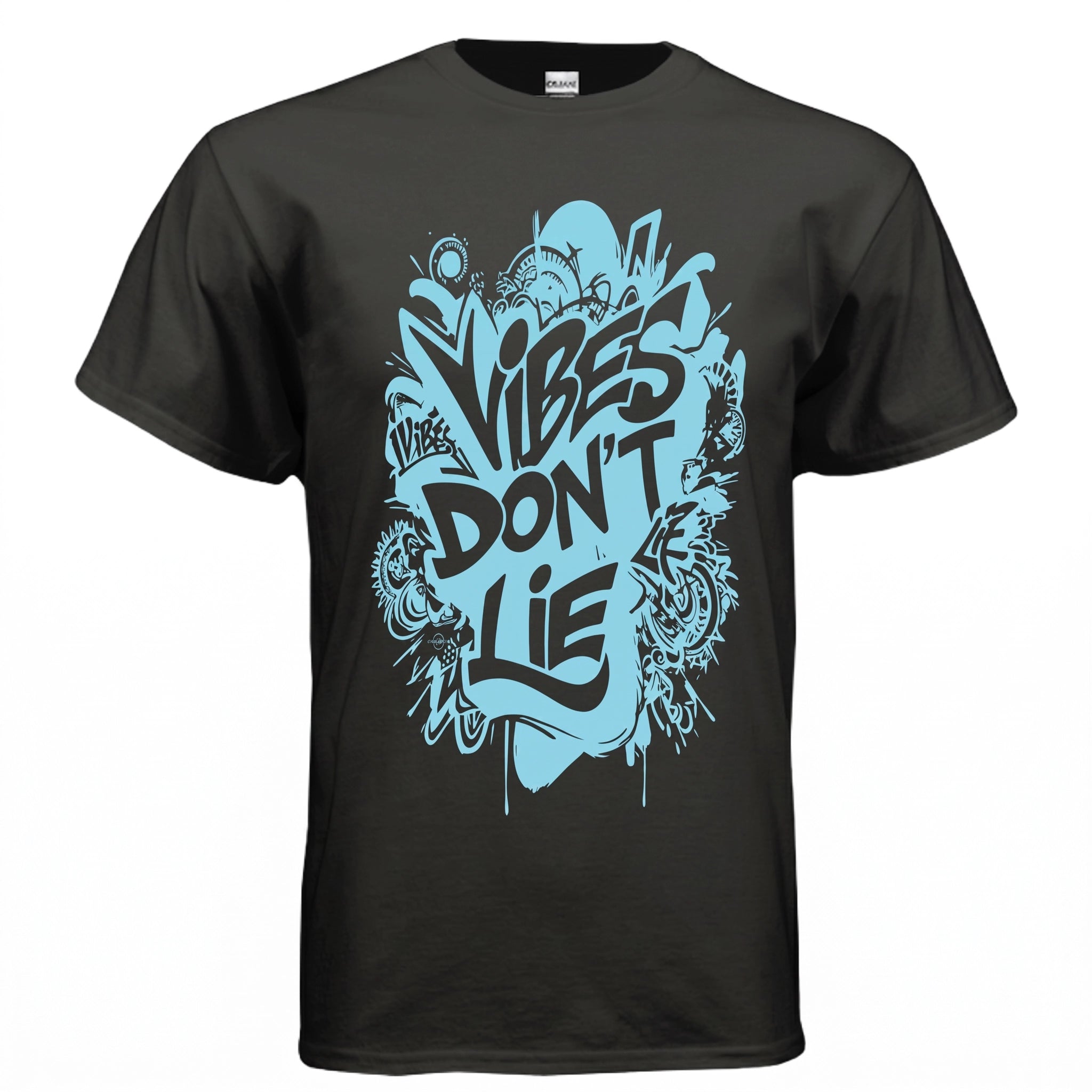 Vibes Don't Lie Tee - Front Ghost Mannequin