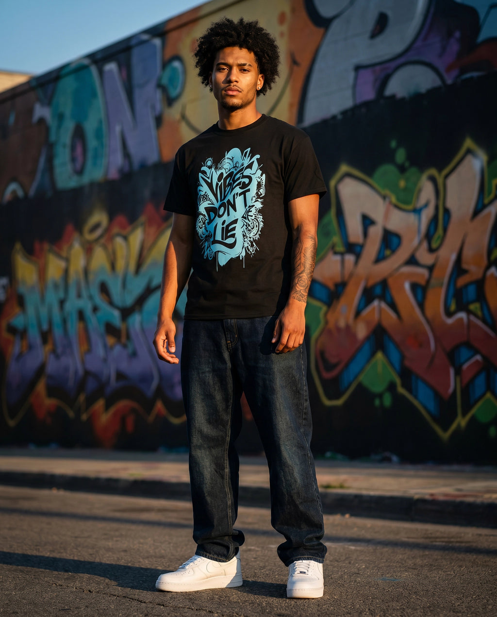 Vibes Don't Lie Tee - Lifestyle Shot